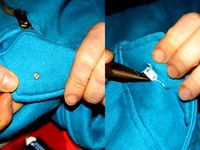 Sewable LED (or other 2 leg component) holder by bmcage