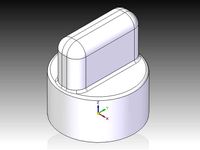 Refrigerator Magnet Push Pin V2_00 by fbuehl