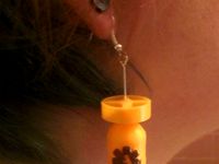 F-Bomb Earrings by IWorkInPixels