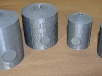 Oil Storage Tank Model by dwzimmerli