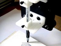 Pen holder for Shapeoko CNC by EGoe