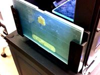 Extra print bed holder for Replicator 2 by PrototypeEquipmentDesign