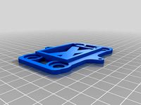 Crossfire 2 DJI Naza m lite vibration dampering adapter and hold down bracket with gps holder by jem-tech