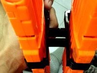 Dual Mag-holder for NERF Nstrike 18-clip by reversehaven