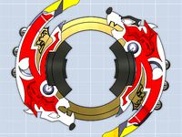 1st Generation Beyblade Attack ring- Driger GT by Kuny808