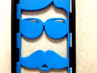 FraemesOpen Mustache iPhone 5/5S Case by fraemes