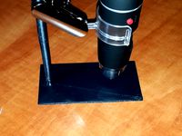 USB microscope mount by delavar