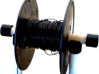 MakerGear M2 Printer Spool Holder -- 3/4" End Caps by profhankd
