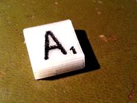 Scrabble tile generator by Glyn