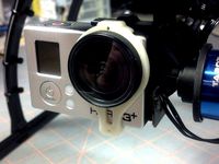 Tarot T-2D GoPro Gimbal Clamp for Lens Protectors by clough42