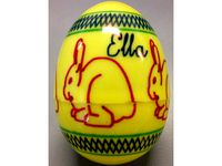 Bordered Bunnies Egg-Bot Design by engerina