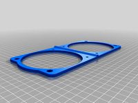 Porsche 911 speaker adapter plate by neffets