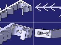 towel clip for the beach by 3D_CC_design