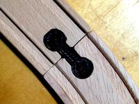 IKEA LILLABO to BRIO train track connector by timtom
