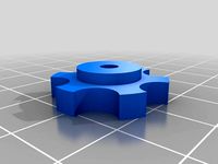 M3 bottom nut thumbwheel by andreykyz