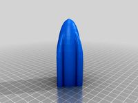 Rack rocket nosecone by mollwollfumble
