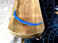 Cutting a wooden plank for a fence by guytc