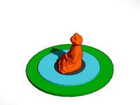 budget smaller meditating frog by lokilaufeysen