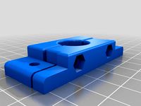 E3D Groove Bowden Plate for Wade/Mendel90 Carriage. by DanMoto