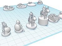 Ancients Boardgame Tokens / Soldier Pawns by BroamChomsky