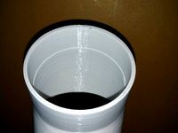 2 inch PVC pipe joiner 33 degrees by PocketBrain
