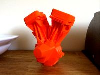 Harley Evolution V2 Engine by mrny