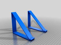Macbook Air Stand printed or Acrylic Bent laptop notebook holder openscad parametric support mac book by evandronet