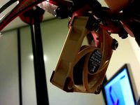 40mm fan mount for Kossel Clear. by salamastre