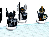 FlatMinis: Men of Gondor / Riders of Rohan by BroamChomsky