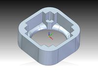 Solidoodle 3 X axis 40mm fan mount by downeym