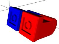 Minifigures x2 Legs which Fit Standard Lego by KySyth