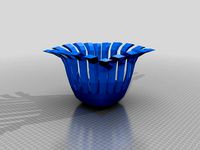 Poly Semi Sphere Vase by David_Mussaffi