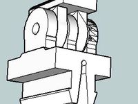Zortrax M 200 fillament tub holder  by gadgetstogo