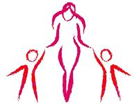 Mother with Twins by CryoFather