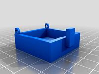 Chest for minecraft figures by The3DPrintist