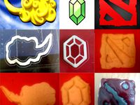 Dota 2 Logo Cookie Cutter by tomatecherry