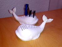 MobyStick - Whale USB and SD holder by TwistedDaylight