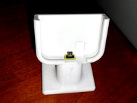 Samsung Galaxy S4 Desk Stand (for use with external case) and sound port by Scottbee