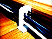 Baseboard Mountable Cable Organizer by kingpop