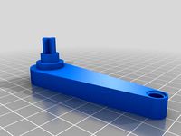 Crank Handle for Fully Printable PCB Vise by PocketBrain