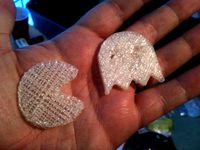 Pac-Man and Ghost by jkeegan