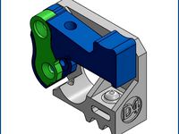 Mk8 Spring loaded Drive Block Replicator 1 / Duplicator 4 / FlashForge / CTC by thruit00
