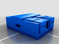 snes raspberry pi case (snap together!) by cloppycorp