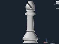 Bishop Chess Piece or Bishop Card Holder by GLJ27