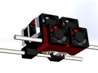 Makerbot Replicator 2x Filament Fan Upgrade by BalticCopters