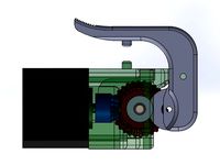 compact bevel geared extruder for mk8 hobbed filament gear V4 UPDATED 13th July 2015 by iwant3d