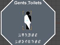 BRAILLE TOILET SIGN by KySyth