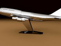 Boeing 747 Model by Kazzee