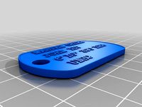 Halo- Master Chief's Dog Tag by Turkey2Spartan