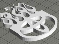 Flaming Toyota Rearview Mirror Ornament by EDPTechEdStudent